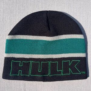 Vintage 2003 The Hulk 🟢 movie promo beanie toque hat winter cap Y2K Avengers